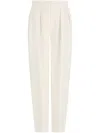 Giorgio Armani Pleat Detailing Trousers In White