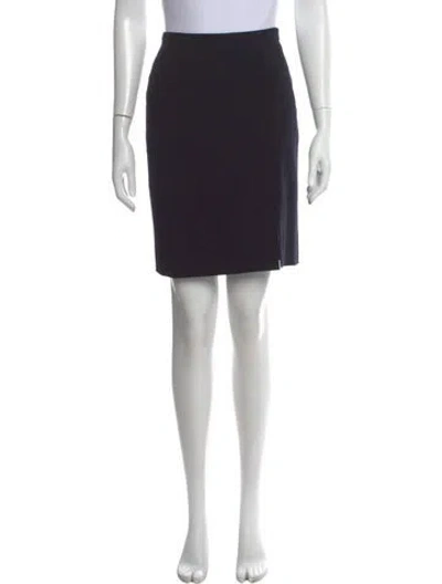 Pre-owned Giorgio Armani Pleated Accents Knee-length Skirt In Multi