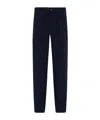Giorgio Armani Tailored Blue Trousers With Luxurious Fabric Blend In Night Blue