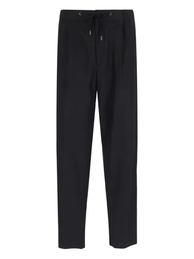 GIORGIO ARMANI PLEATED DRAWSTRING TROUSERS