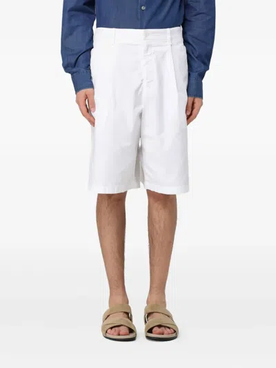 GIORGIO ARMANI PLEATED-FRONT SHORTS