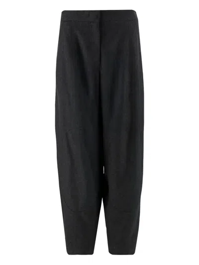 GIORGIO ARMANI PLEATED HIGH-WAISTED TROUSERS