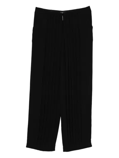 GIORGIO ARMANI PLEATED ZIP-FRONT PANTS