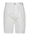 Giorgio Armani Pocket Detail Shorts In White