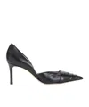 Giorgio Armani 105 Nappa Leather Pumps In Black