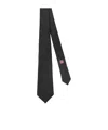 Giorgio Armani Log-patch Tie In Black