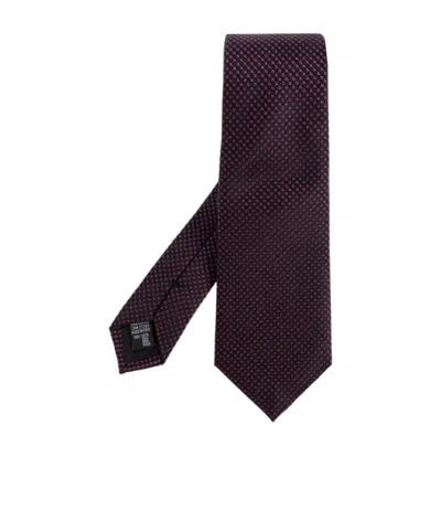 Giorgio Armani Pointed Tie In Blue