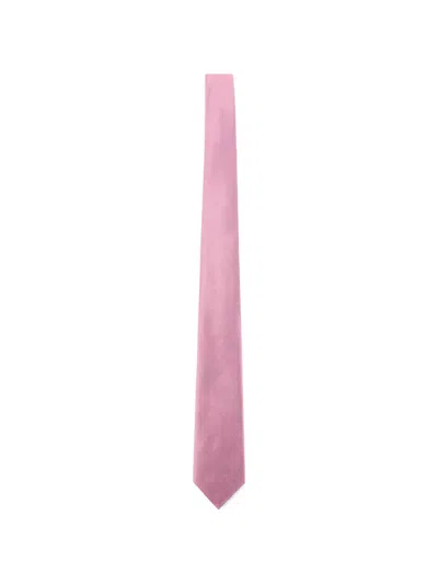 Giorgio Armani Pointed Tie In Pink