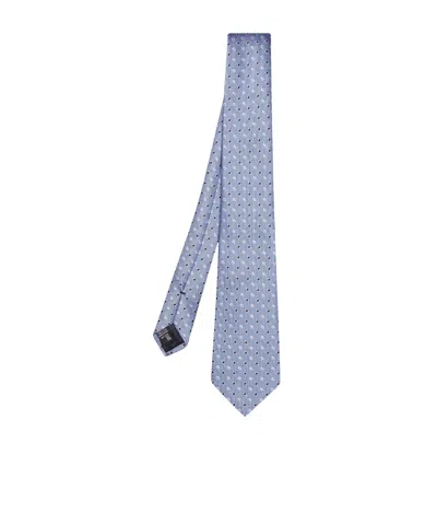 Giorgio Armani Pointed-tip Tie In Blue