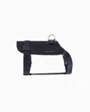 Giorgio Armani Poldo X  Harness In Virgin Wool And Leather In Blue