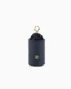 Giorgio Armani Poldo X  Leather Bag Holder In Blue