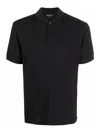 Giorgio Armani Classic Short-sleeve Polo Shirt In Black