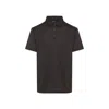 Giorgio Armani Silk Cotton Polo Shirt With Regular Fit In Brown