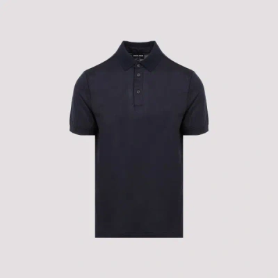 Giorgio Armani Polo Shirt 50 In Black