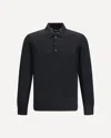 Giorgio Armani Men Polo Sweater In Black