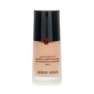 Giorgio Armani Power Fabric+ Ultra Longwear Weightless Matte Foundation Spf 20 1.0 oz # 3 Makeup 361 In Neutral