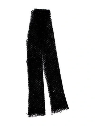 Pre-owned Giorgio Armani Printed Shawl In Black