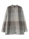 Giorgio Armani Printed Shirt Set In Grey