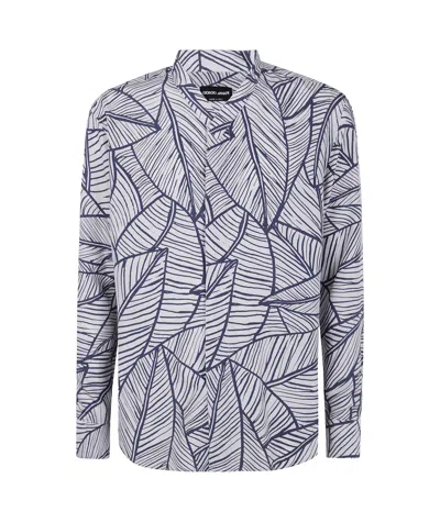 Giorgio Armani Printed Shirt In White