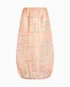 Giorgio Armani Printed Silk-organza, Long Skirt