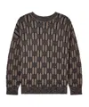 Giorgio Armani Pullover Knitted Sweater In Neutral