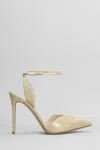 Giorgio Armani Pumps In Gold Suede