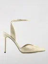 Giorgio Armani Ankle Strap High-heeled Sandals In Grey