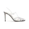 Giorgio Armani 100 Crystal-embellished Pumps In Grey