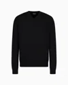 Giorgio Armani Virgin-wool Jumper In Black