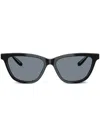 Giorgio Armani Rectangle-frame Glasses In Black