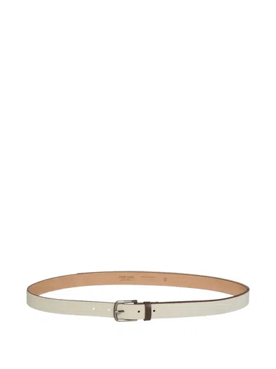 Giorgio Armani Rectangular-buckle Belt In Brown