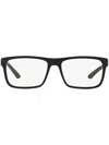 Giorgio Armani Rectangular-shaped Frame Glasses In White