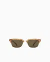 Giorgio Armani Rectangular Sunglasses In Brown