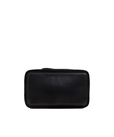 Giorgio Armani Rectangular Wallet In Black