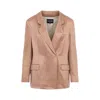 Giorgio Armani Double-breasted Blazer In Pink
