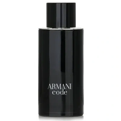 Giorgio Armani Refillable Eau De Toilette Spray For Men - 4.2 oz In Transparent