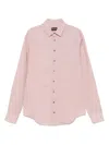 Giorgio Armani Regular Fit Linen Shirt With Long Sleeves