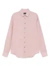 Giorgio Armani Regular Fit Linen Shirt With Long Sleeves