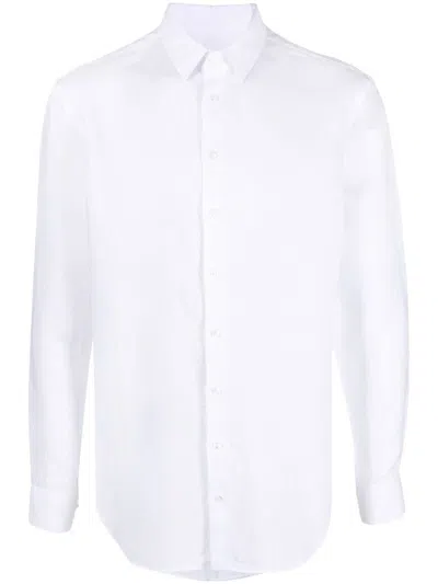 GIORGIO ARMANI GIORGIO ARMANI REGULAR FIT LINEN SHIRT CLOTHING