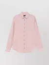Giorgio Armani Regular Fit Linen Shirt With Long Sleeves