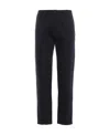 Giorgio Armani Regular Tapered Trousers In Black