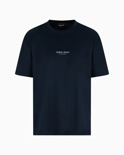 GIORGIO ARMANI COTTON INTERLOCK CREW-NECK T-SHIRT