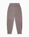 Giorgio Armani Relaxed Trousers In Ribbed Chenille Jersey In Multi