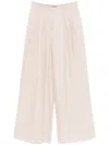 Giorgio Armani Relaxed Wide-leg Trousers With Pleat Detailing In Pink