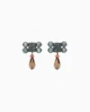 Giorgio Armani Resin And Quartz Clip-on Earrings