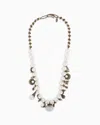 Giorgio Armani Resin Choker Necklace With Brass Pendants