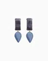 Giorgio Armani Resin Clip-on Pendant Earrings