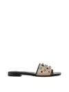 Giorgio Armani Rhinestone-embellished Sandals In Multi