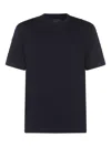 Giorgio Armani Navy Blue Viscose Blend T-shirt