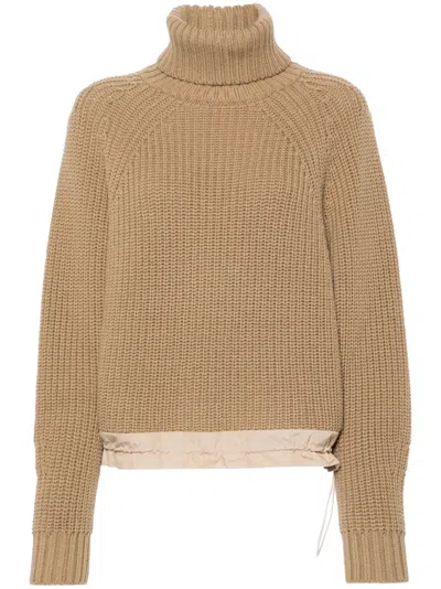 Giorgio Armani Roll-neck Jumper In 褐色